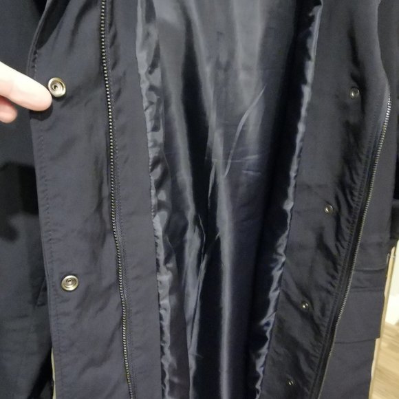 BANANA REPUBLIC ladies trench coat - Navy blue. - Picture 6 of 8